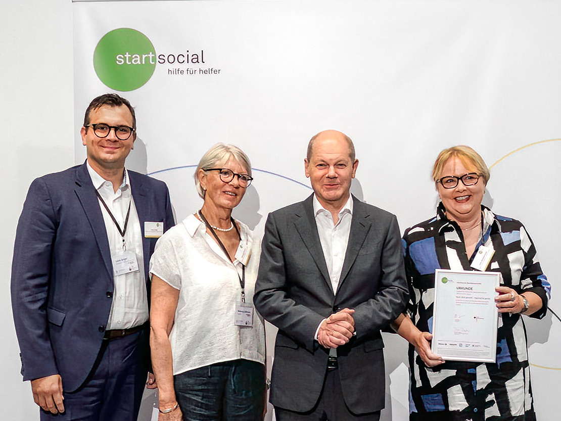 Preisverleihung Startsozial mit Olaf Scholz